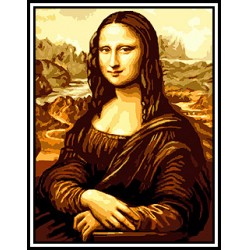 Kézimunka - Gobelin - 45x60cm - Mona Lisa